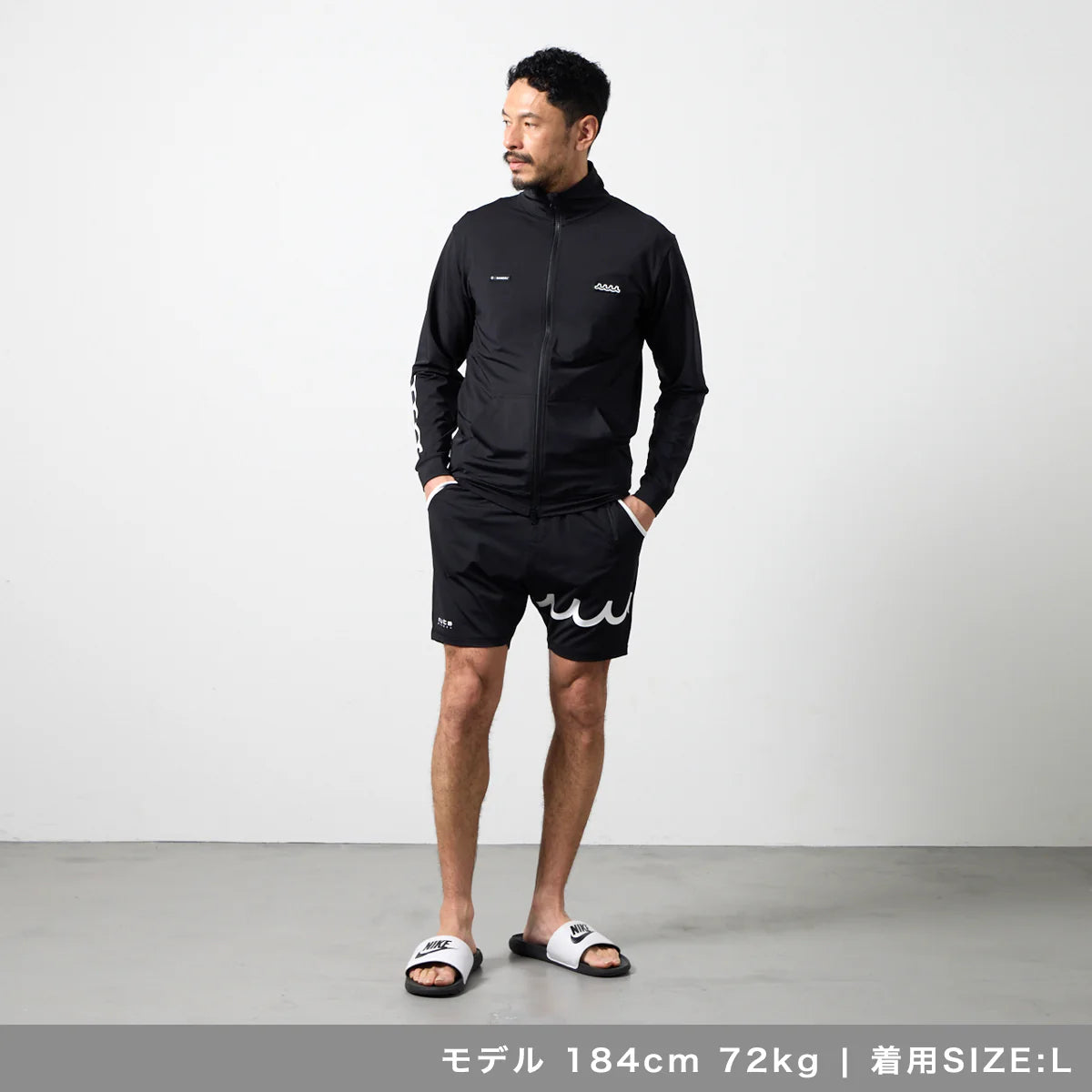 BANDEL×mutaスタンドカラーラッシュブルゾン