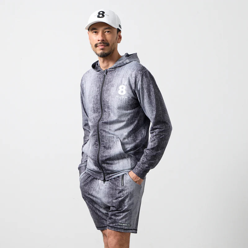 BANDEL×mutaクラッシュデニムラッシュパーカー