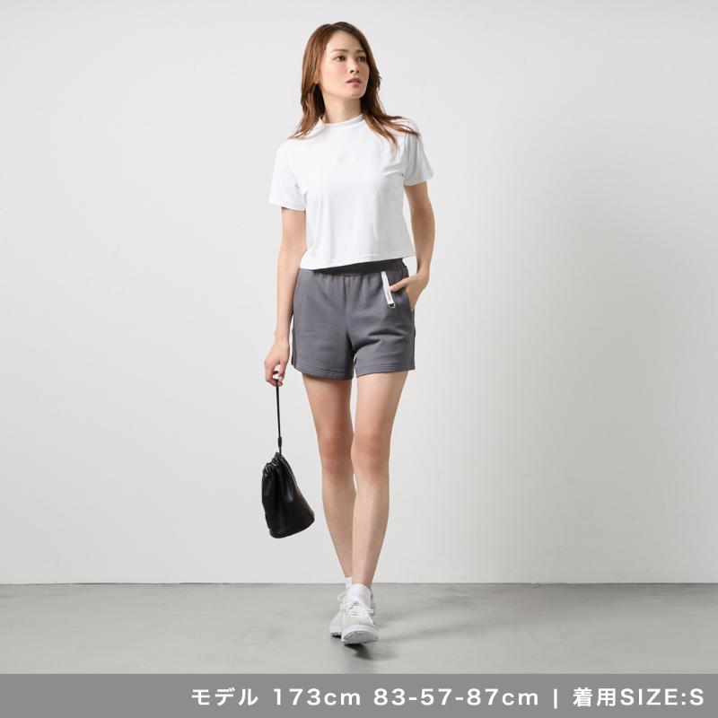BANDEL GOLF バンデルゴルフ ウィメンズ クロップドTシャツ BNS-W6SCPTS ホワイト