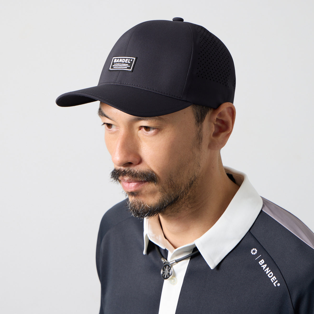 BANDEL バンデル フェルトワッペンメッシュキャップ FELT WAPPEN MESH CAP BGC-6SFWMC ブラック