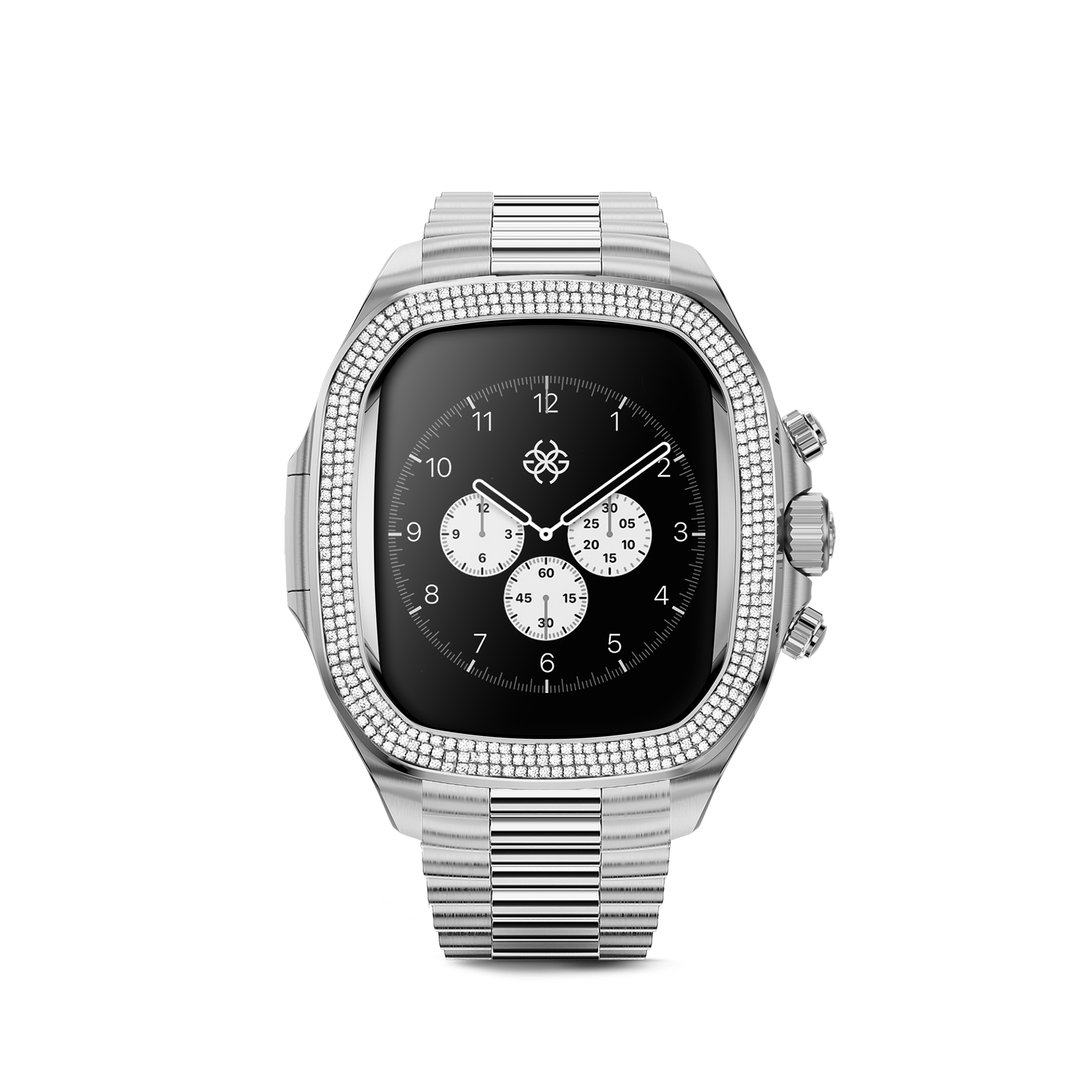 GOLDEN CONCEPT ゴールデンコンセプト Apple Watch Case - CRCD46 Silver
