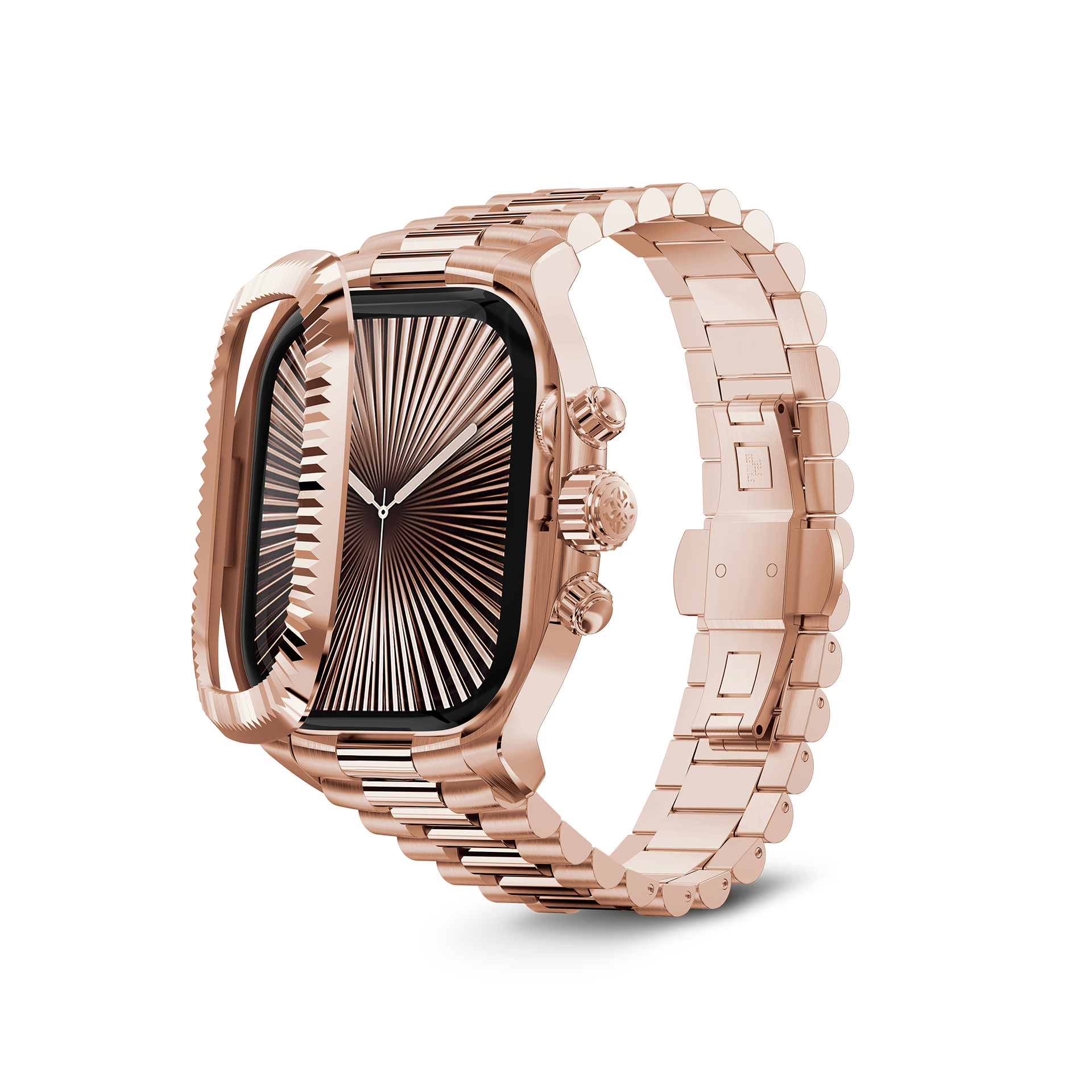 GOLDEN CONCEPT ゴールデンコンセプト Apple Watch Case - CRC46 Rose Gold ローズゴールド