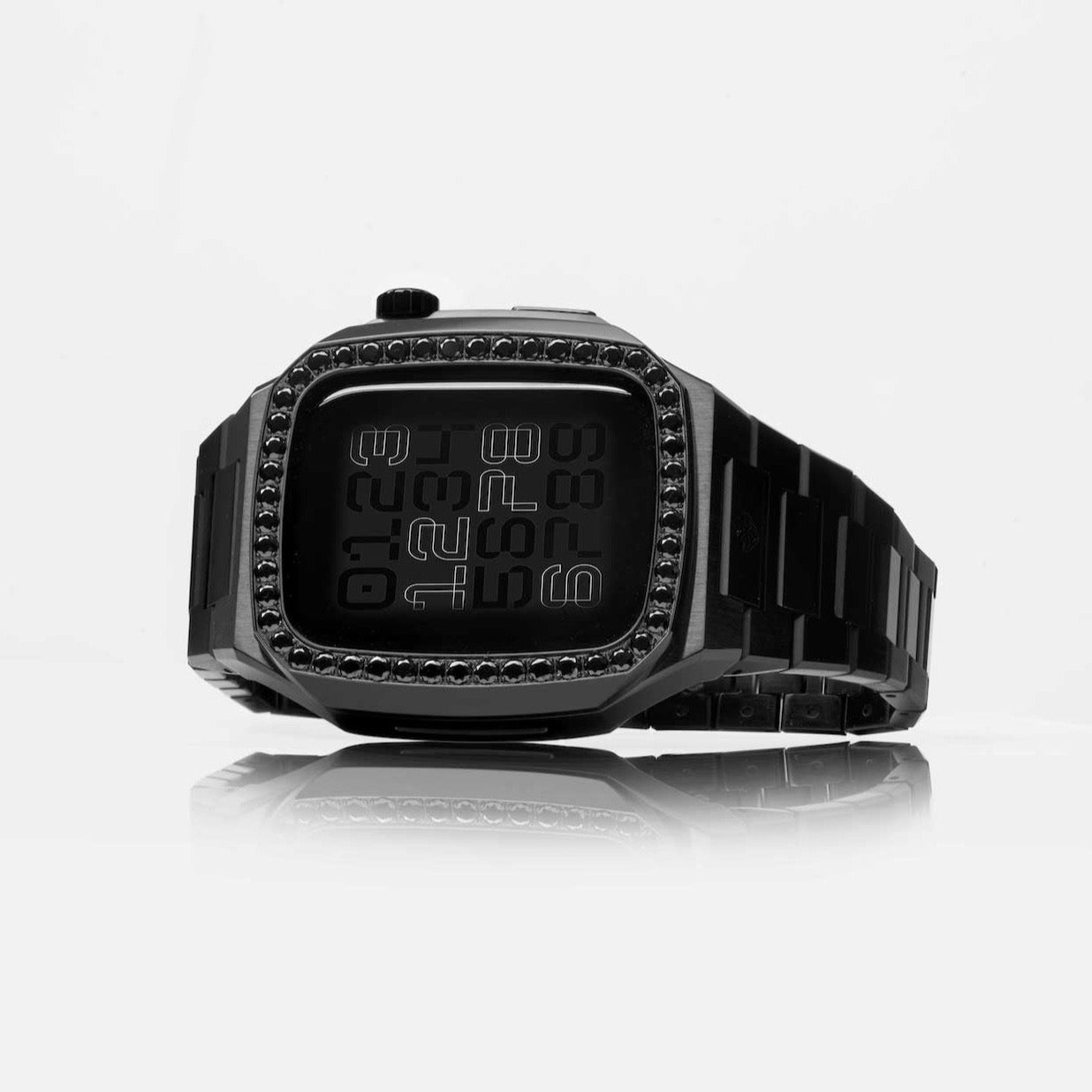 GOLDEN CONCEPT ゴールデンコンセプト Apple Watch Case - EVD45 - Black ブラック