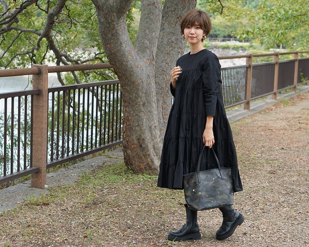 GENTIL BANDIT ジャンティバンティ トートバッグ BM KHAKI CAMO×BLACK GB1981-BM-BLK