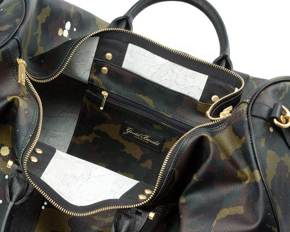 GENTIL BANDIT ジャンティバンティ ボストンバッグ KHAKI CAMO GB1996-BB