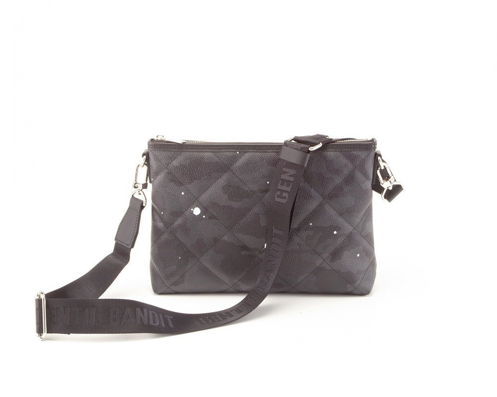GENTIL BANDIT キルティングクロスボディ ブラックカモ