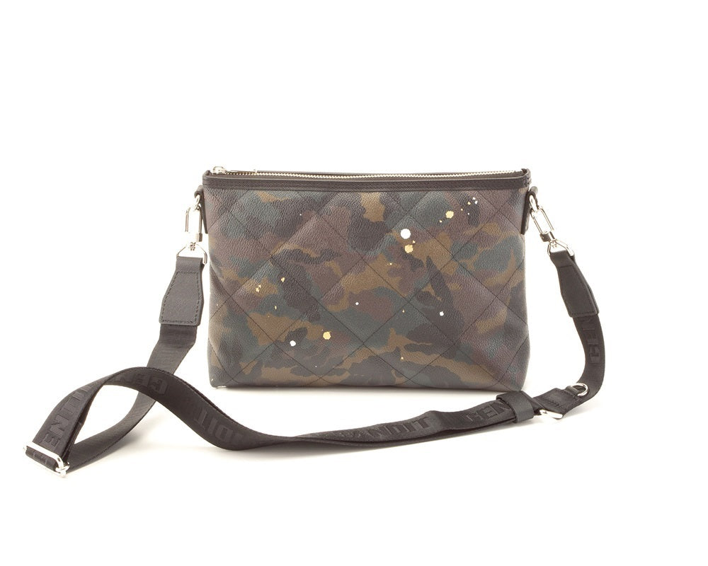 GENTIL BANDIT キルティングクロスボディ カーキカモ