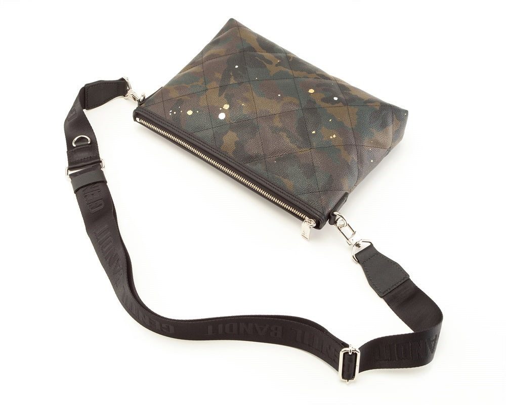 GENTIL BANDIT キルティングクロスボディ カーキカモ