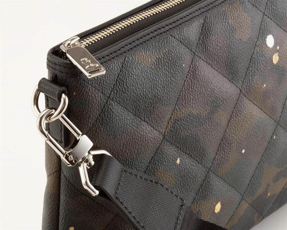 GENTIL BANDIT キルティングクロスボディ カーキカモ