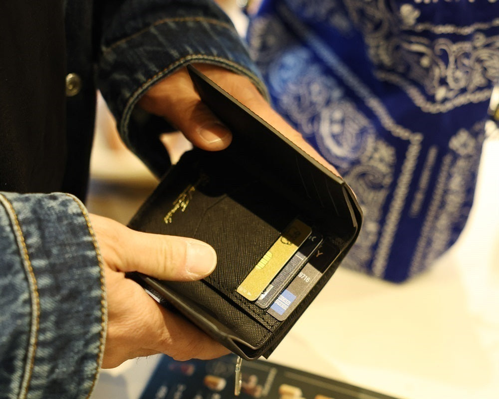 GENTIL BANDIT ジャンティバンティトライフォールドウォレット カーキカモ