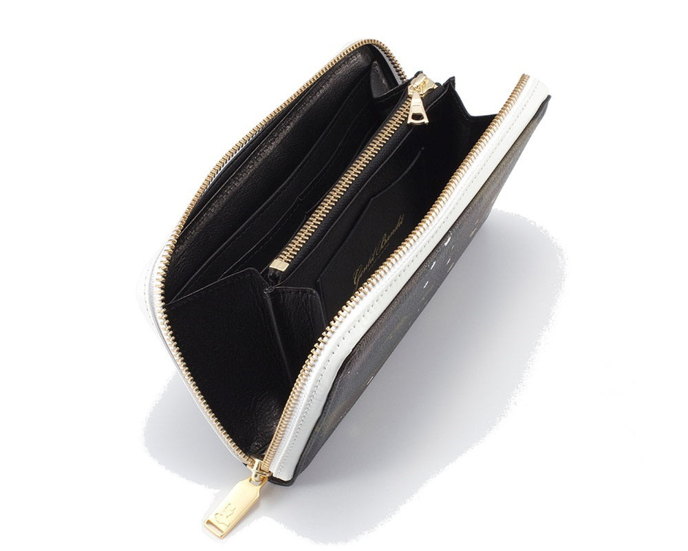 GENTIL BANDIT ジャンティバンティ ラウンドジップロングウォレット カーキカモ