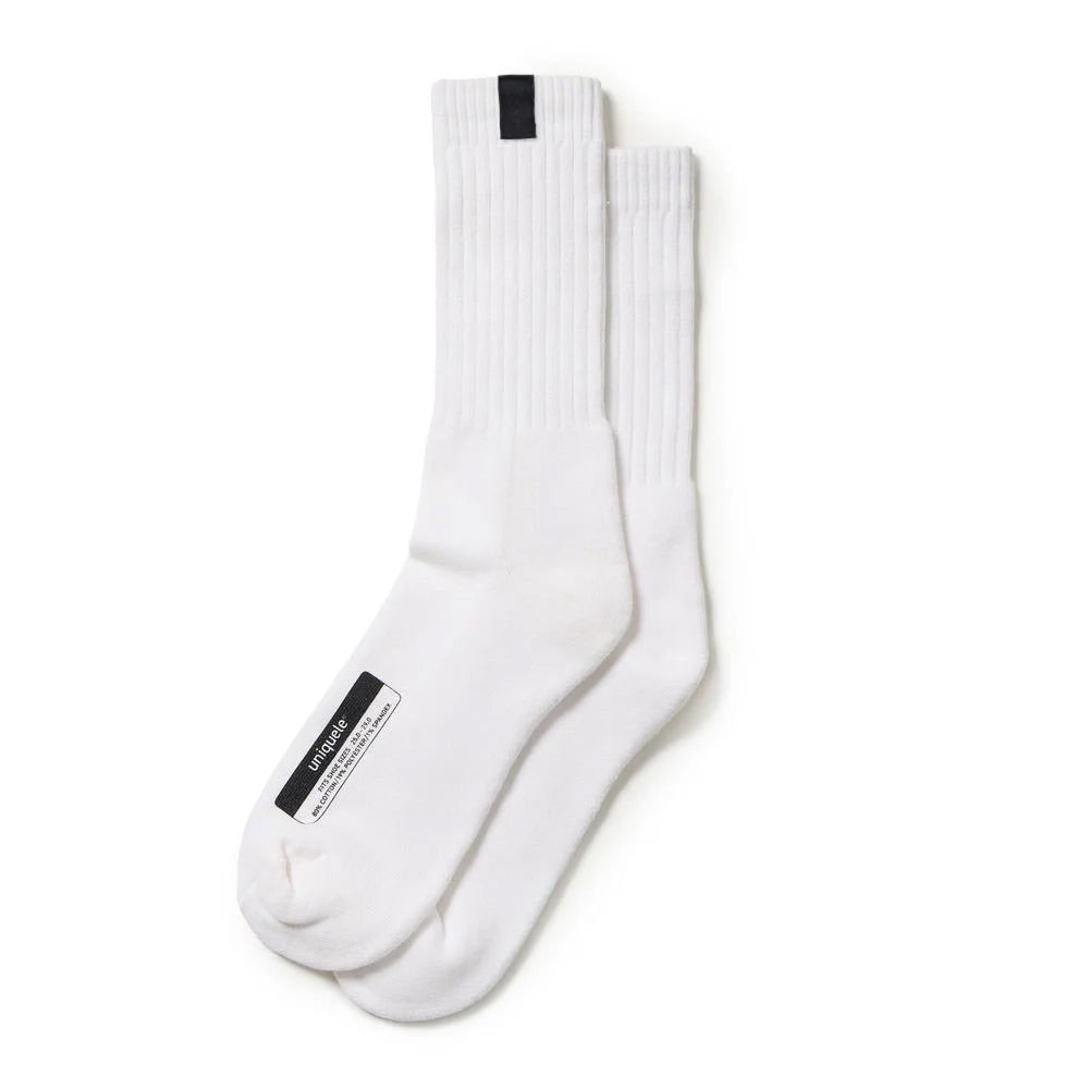 uniquele THE SOCKS WHITE BLACK TAG ソックス ホワイト ブラックタグ