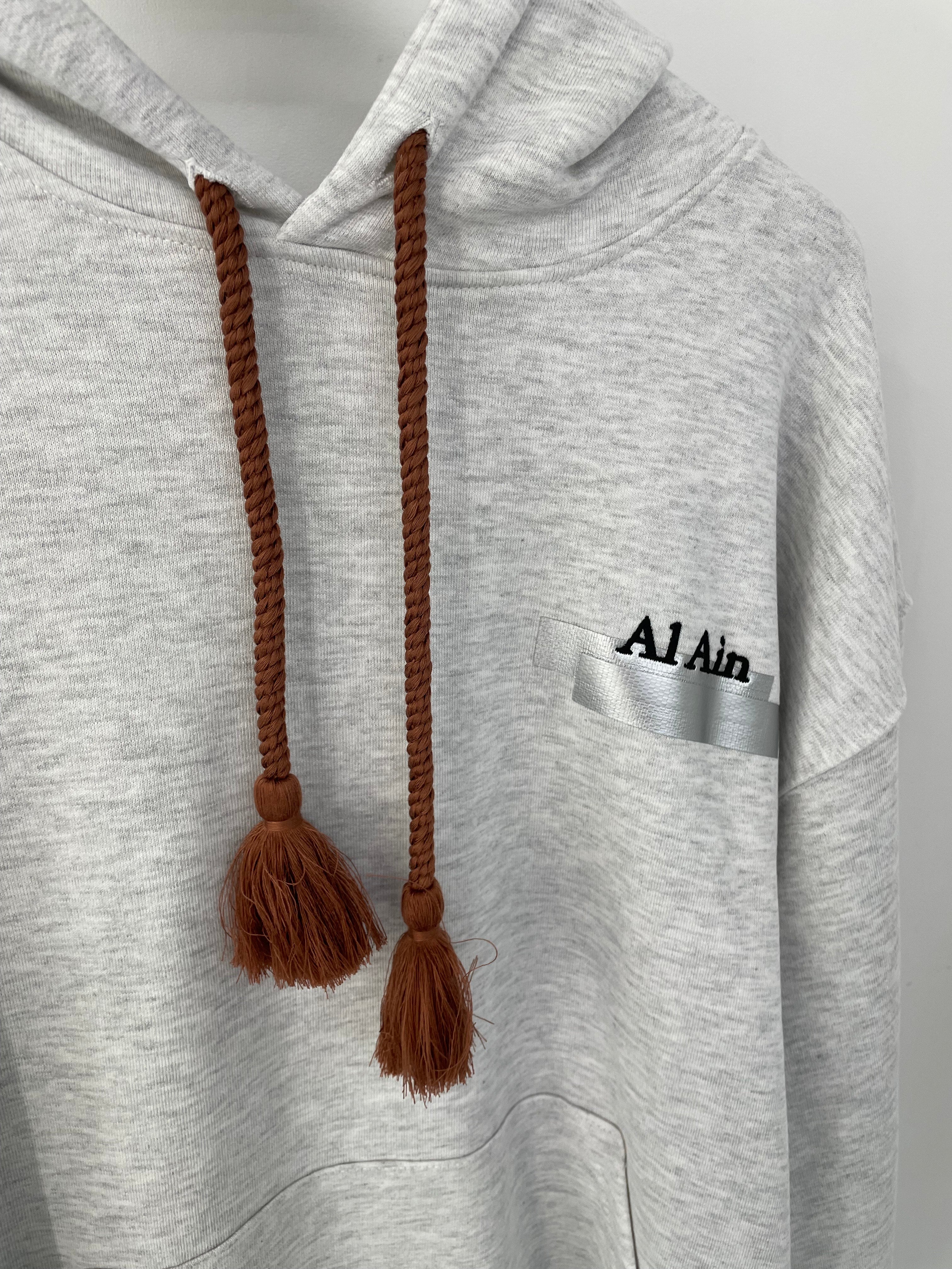 Al ain AHOX W103　TRANE フーディー コットン100% イタリア製 セットアップ ユニセックス