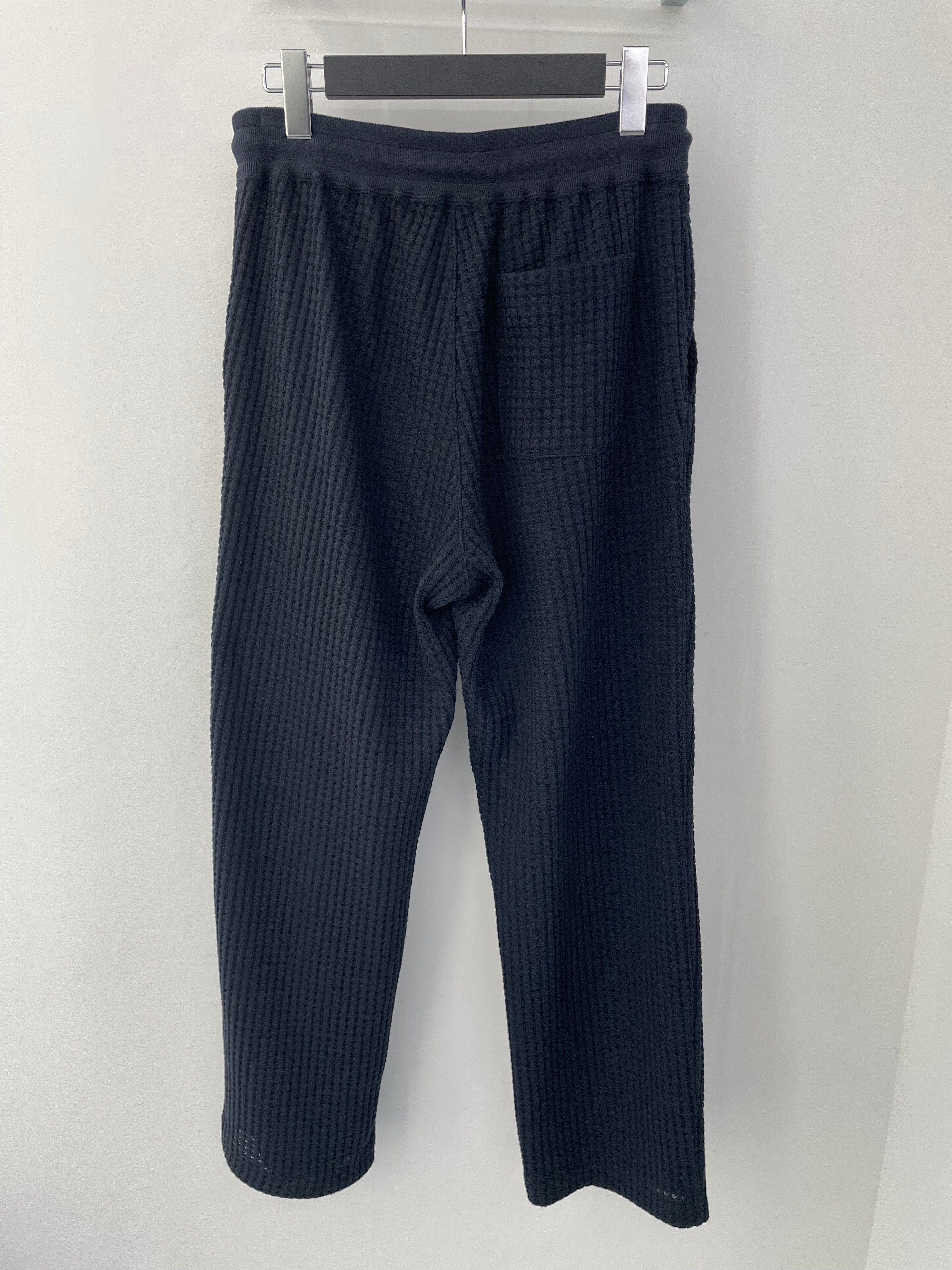 BIG WAFFLE STRAIGHT PANTS NAVY