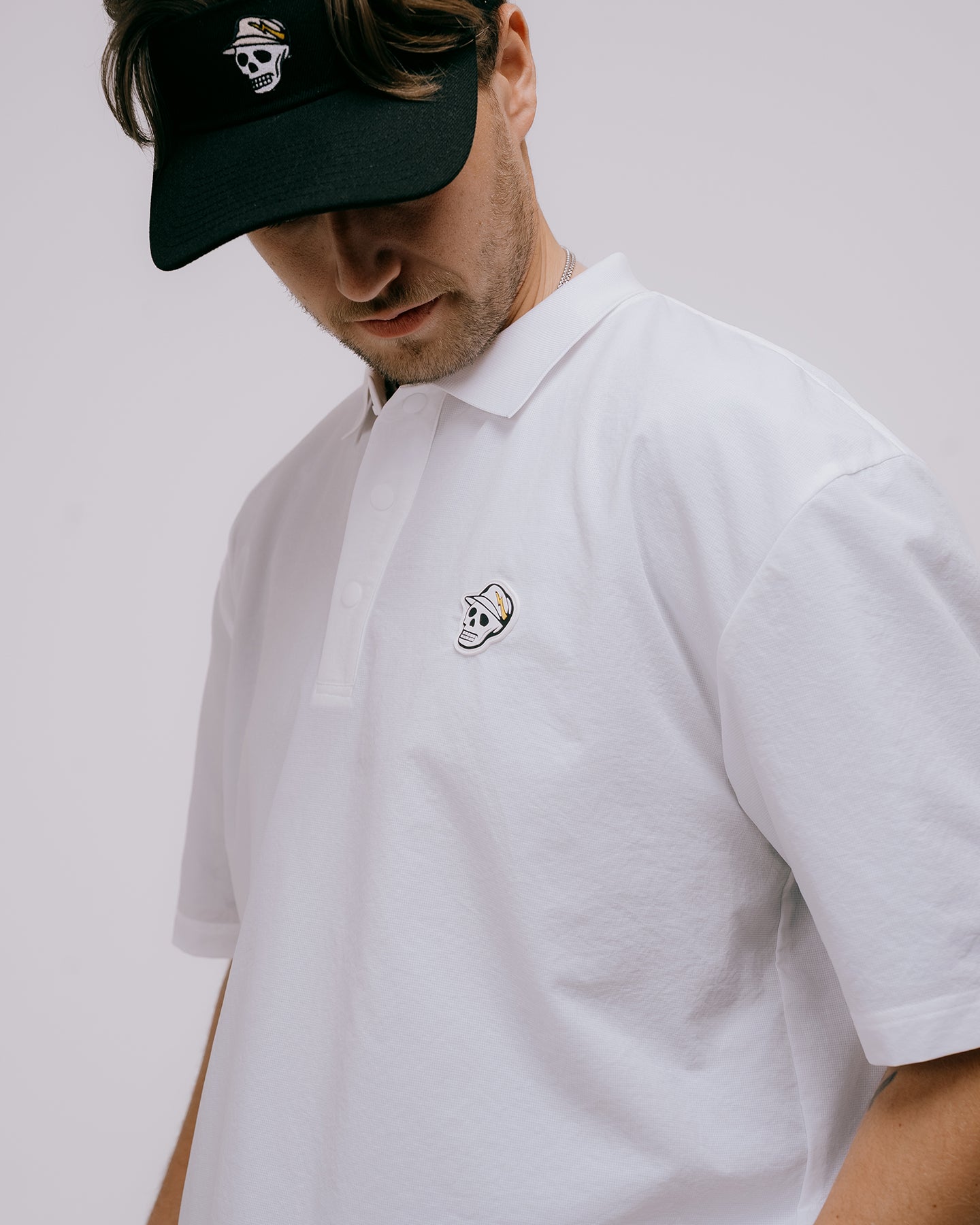DEVEREUX GOLF デバローゴルフ DVG Micro Dot Air PISTE 075762104 WHITE