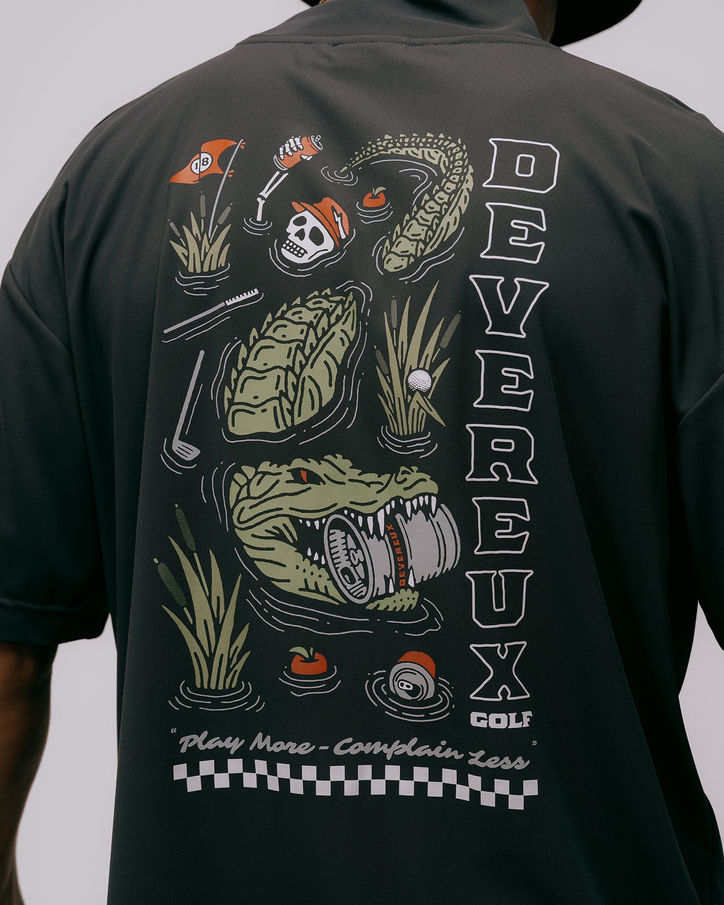 DVG CROCO MOCK NECK