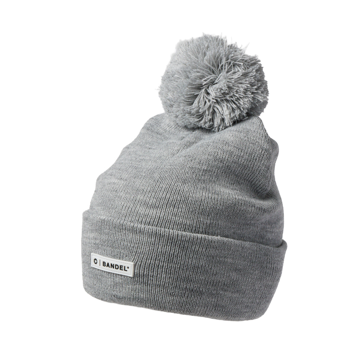 BANDEL バンデル シリコンワッペン ボンボンニット SILICONE LOGO BONBON KNIT BGC-5ASLPK グレー
