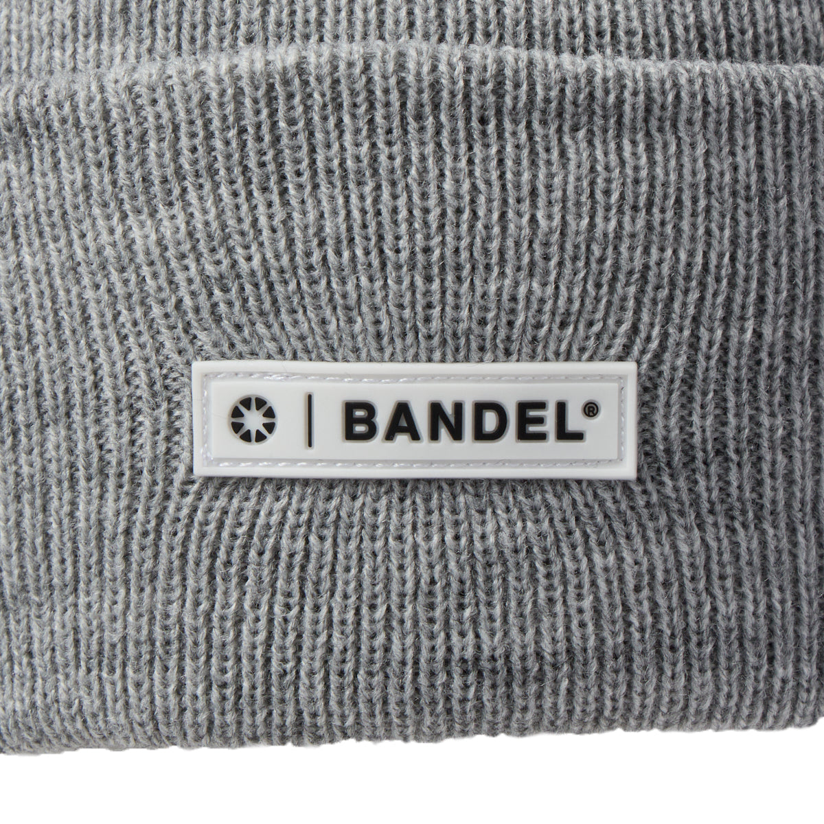 BANDEL バンデル シリコンワッペン ボンボンニット SILICONE LOGO BONBON KNIT BGC-5ASLPK グレー