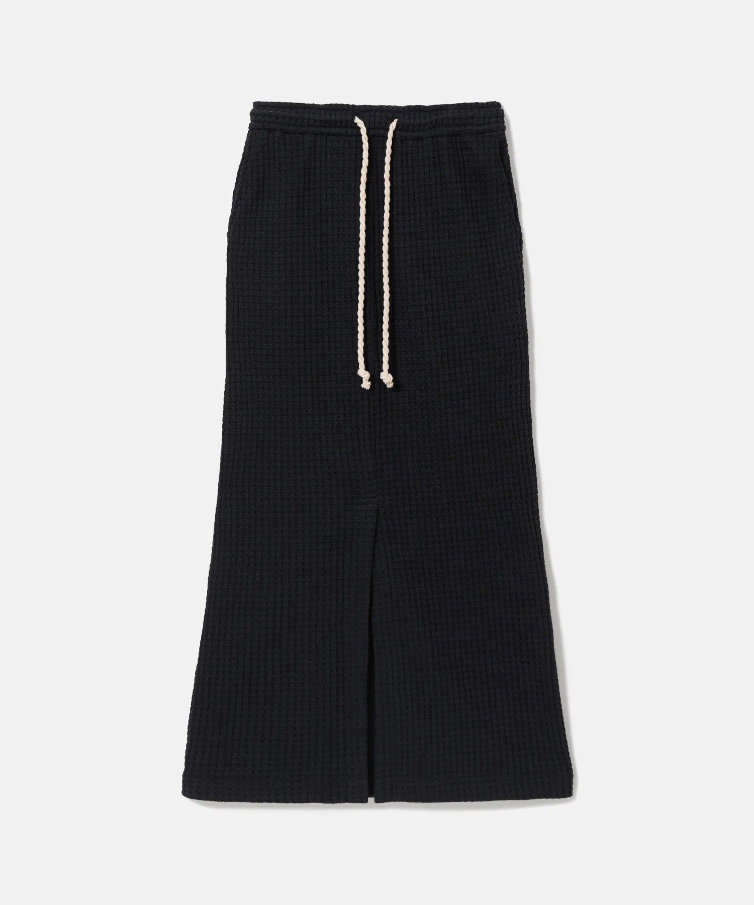BIG WAFFLE SKIRT BLACK