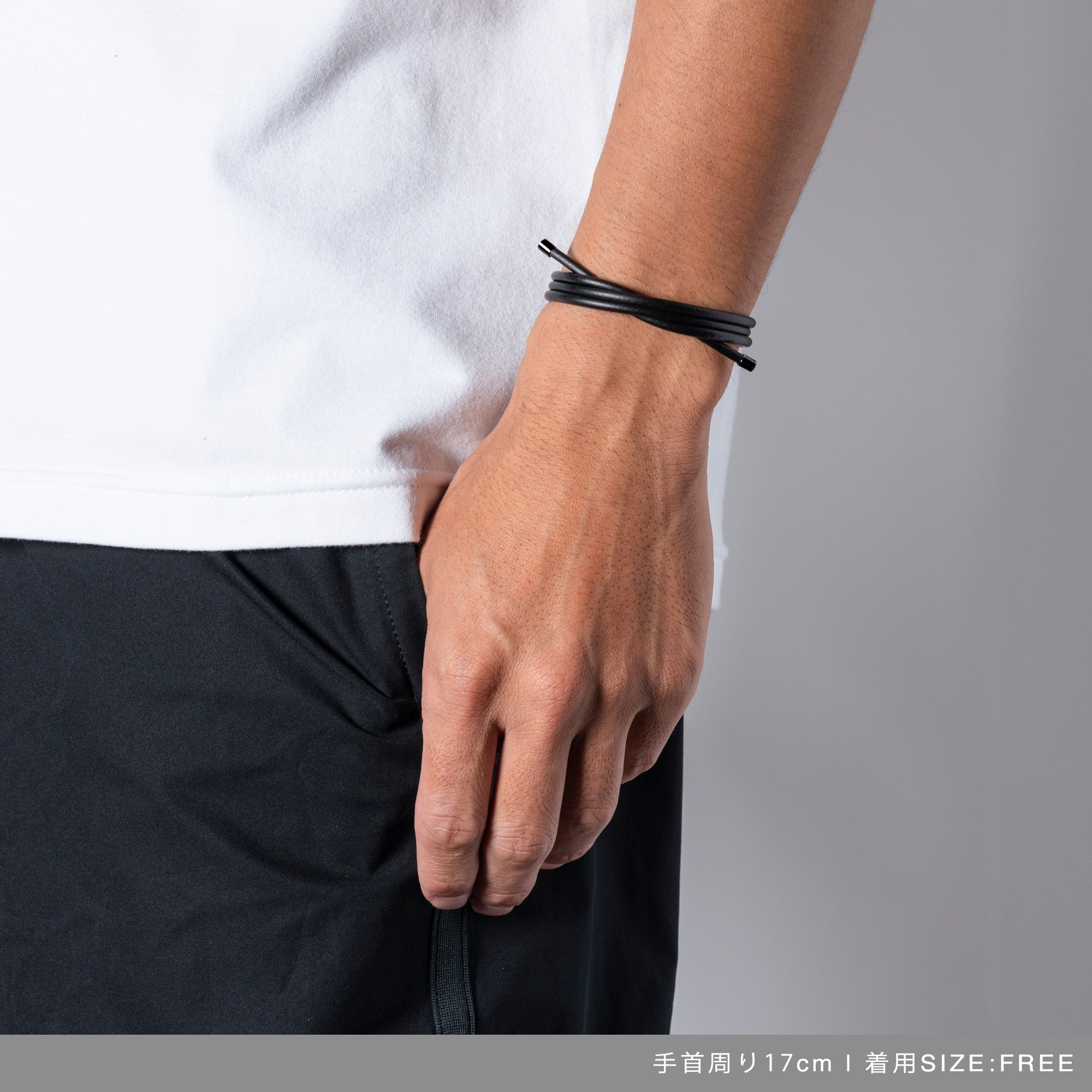 BANDEL バンデル ヘルスケアループ フィット プラス Fit Plus Shiny Black マグネットループ fit Plus HLCL-FP Shiny Black