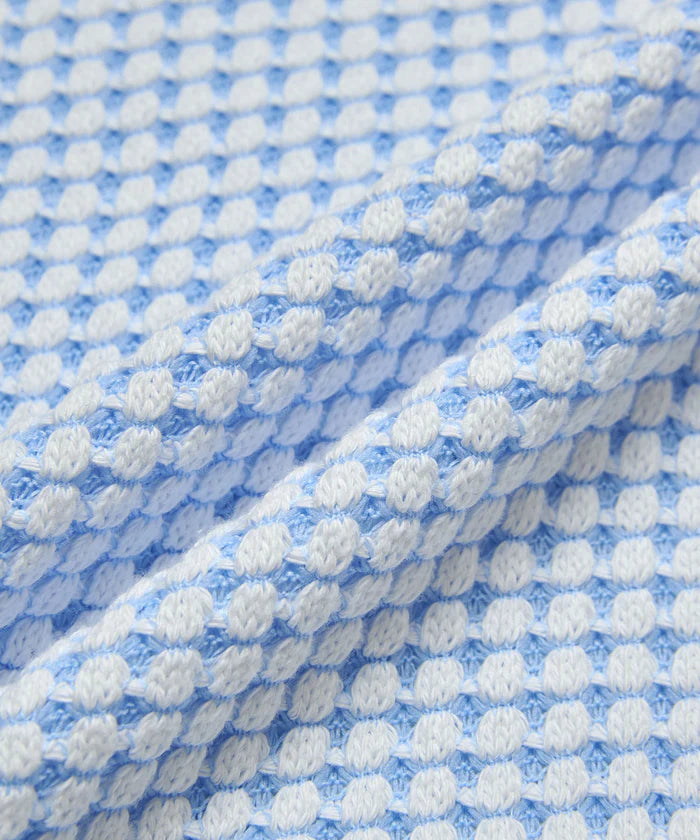 SEAGREEN BIG WAFFLE RELAX HOODIE