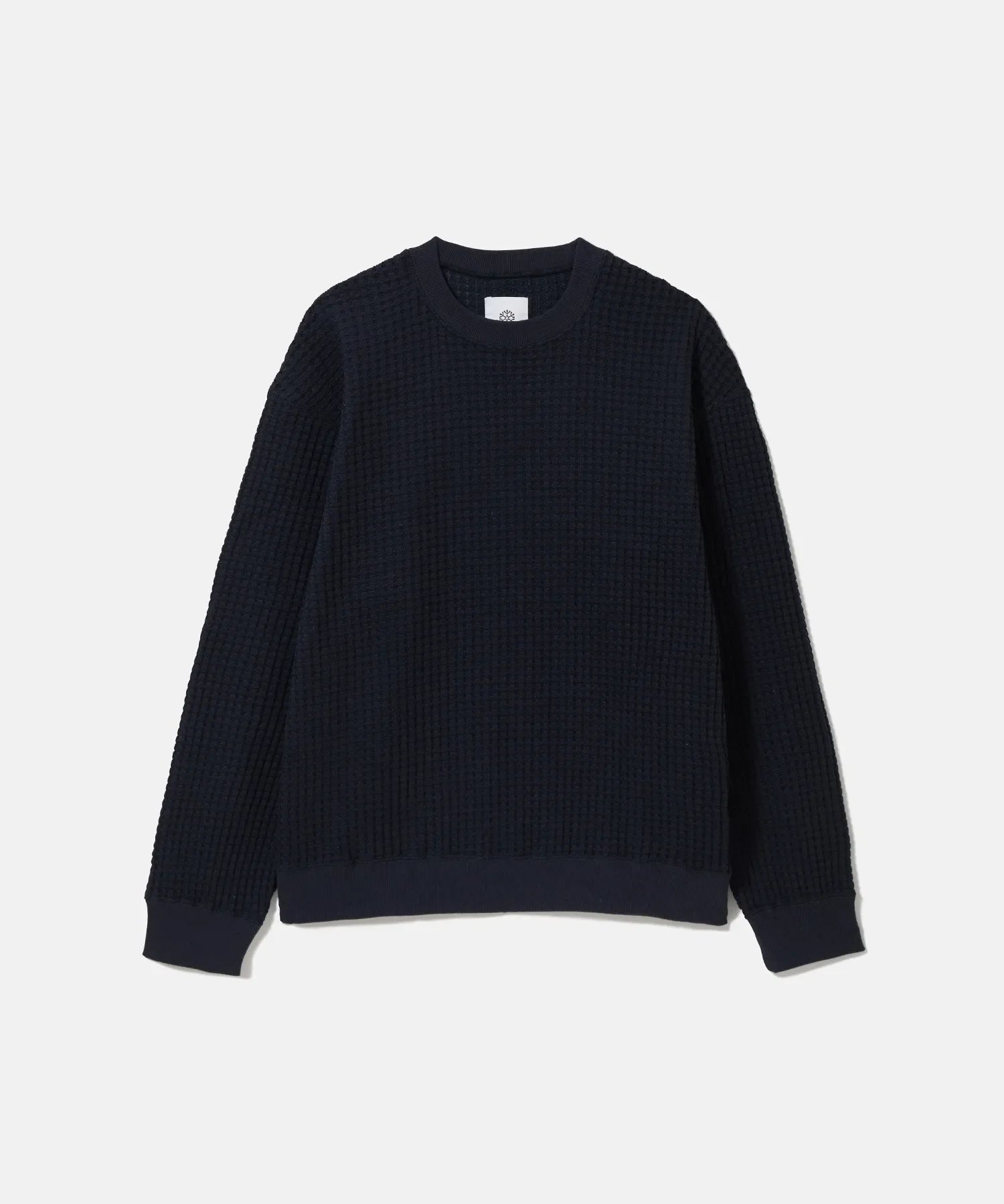 BIG WAFFLE PULLOVER NAVY