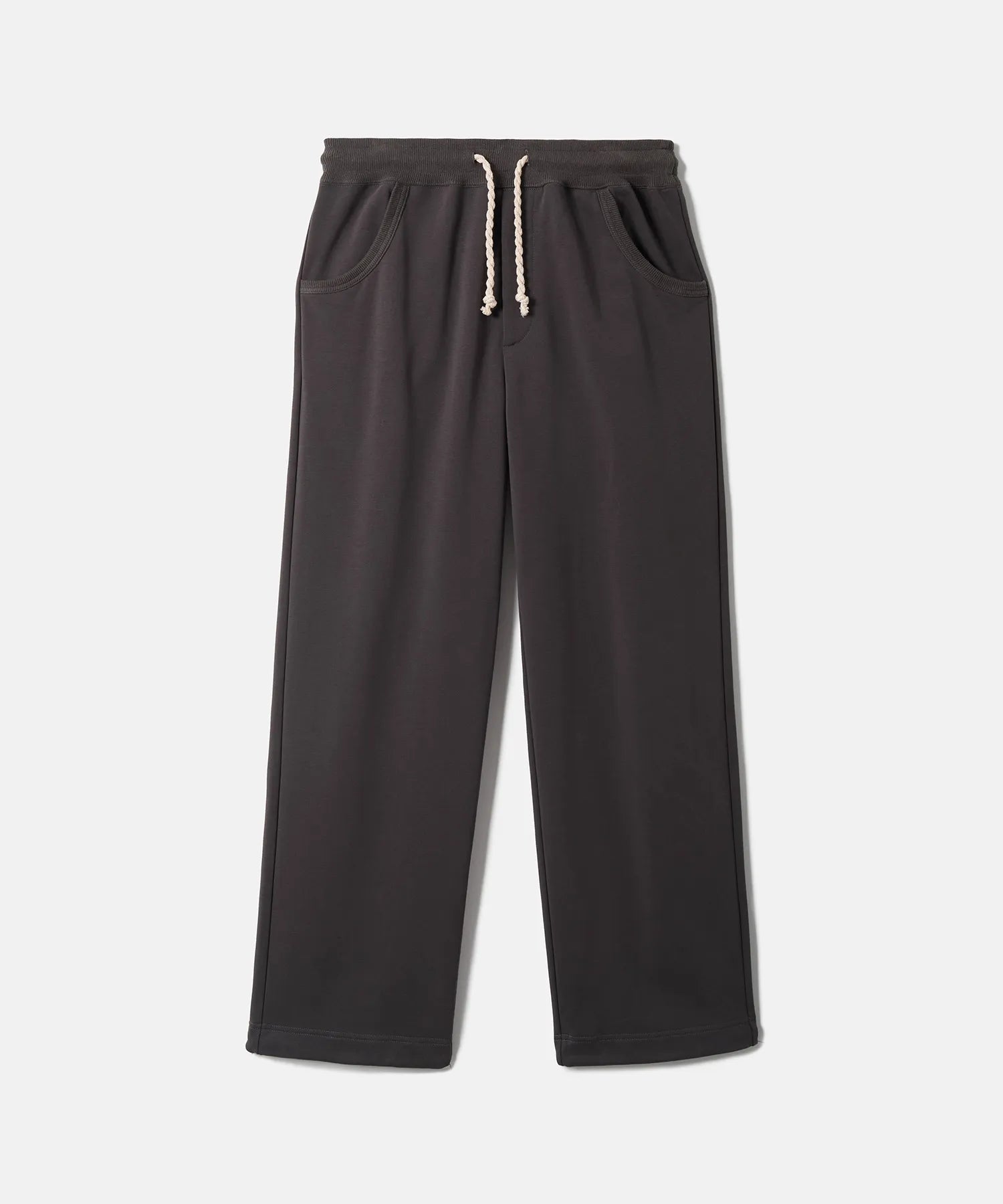 OG FRENCH TERRY STRAIGHT PANTS BLACK