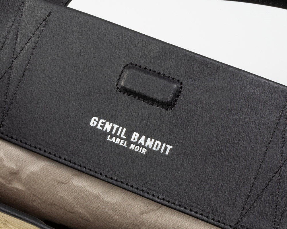 GENTIL BANDIT ジャンティバンティ LABEL NOIR キャンバストートバッグ MM BEIGE NO23-MM-BEG