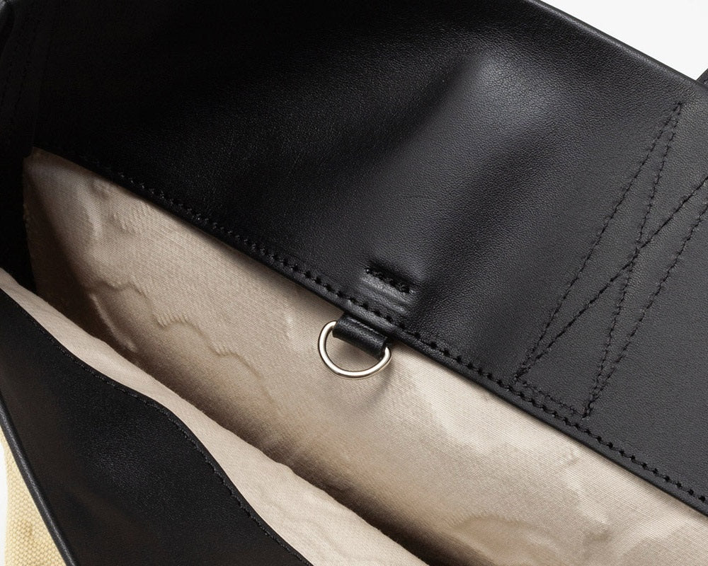 GENTIL BANDIT ジャンティバンティ LABEL NOIR キャンバストートバッグ MM BEIGE NO23-MM-BEG