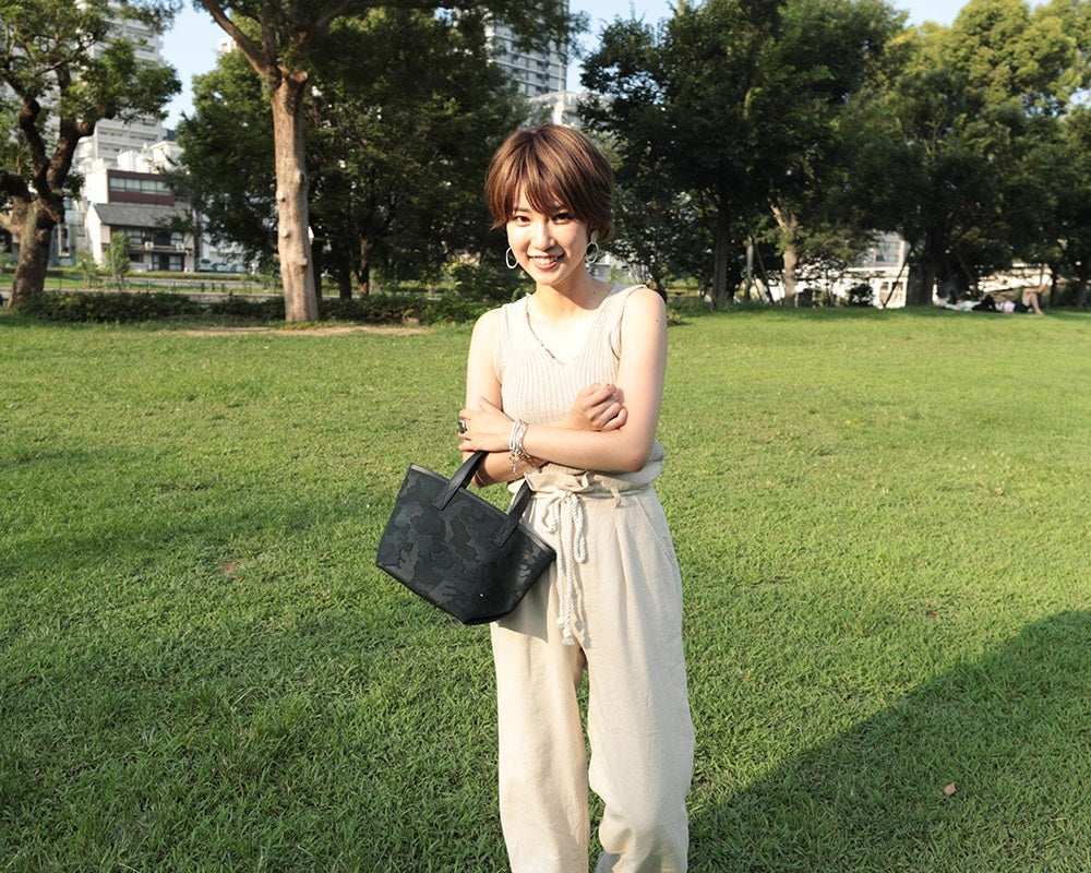 GENTIL BANDIT ジャンティバンティ LABEL NOIR トートバッグ キャンバス BLACK NO23-PM-BLK