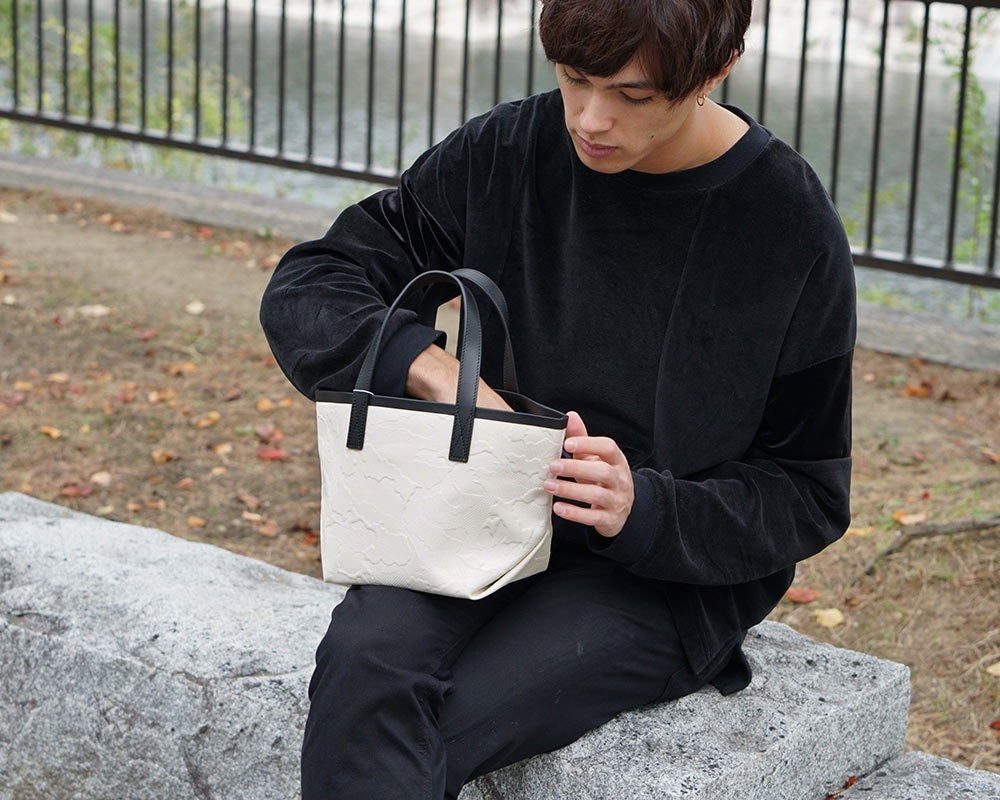 GENTIL BANDIT ジャンティバンティ LABEL NOIR トートバッグ キャンバス OFF WHITE NO23-PM-OFF