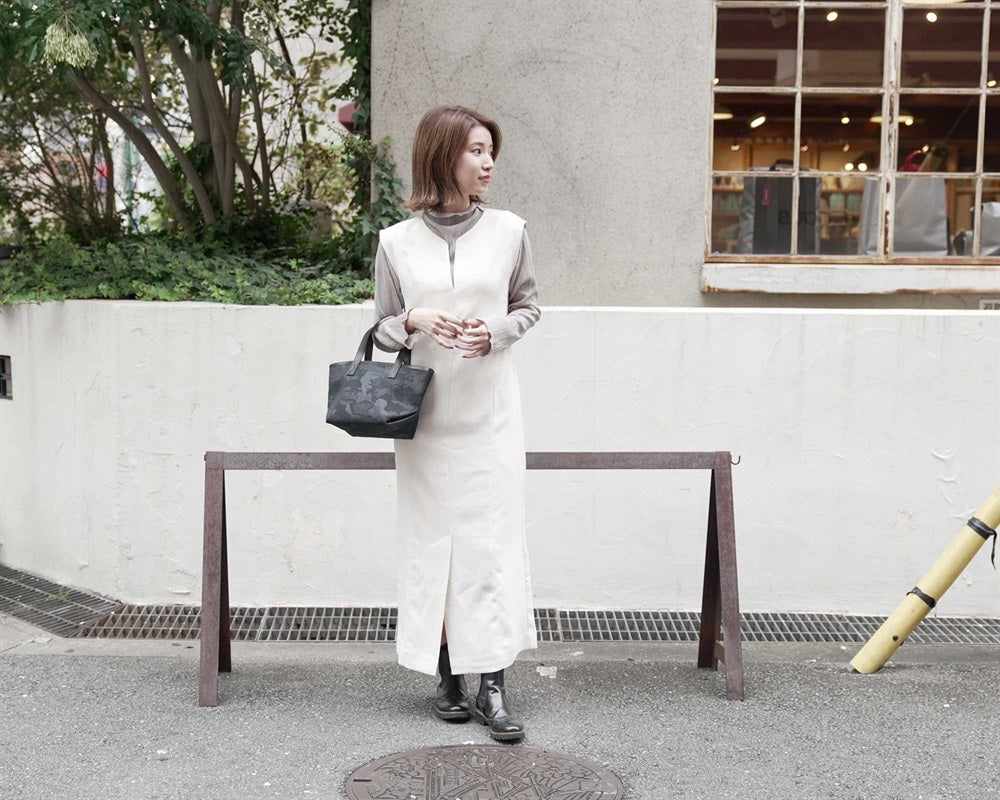 GENTIL BANDIT ジャンティバンティ LABEL NOIR トートバッグ キャンバス BLACK NO23-PM-BLK