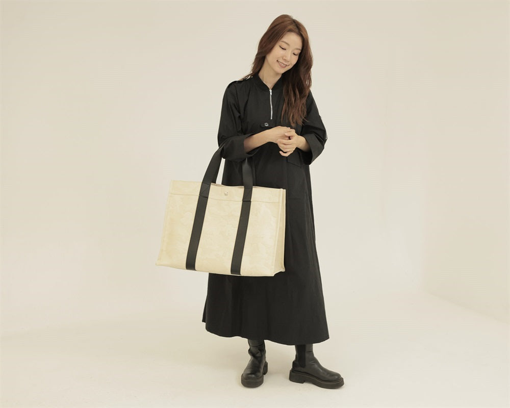 LABEL NOIR スクエアキャンバストートバッグ GM