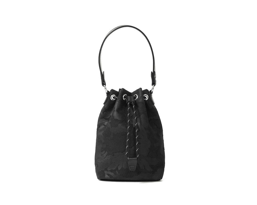 GENTIL BANDIT (LABEL NOIR) キャンバス巾着バッグ BLACK
