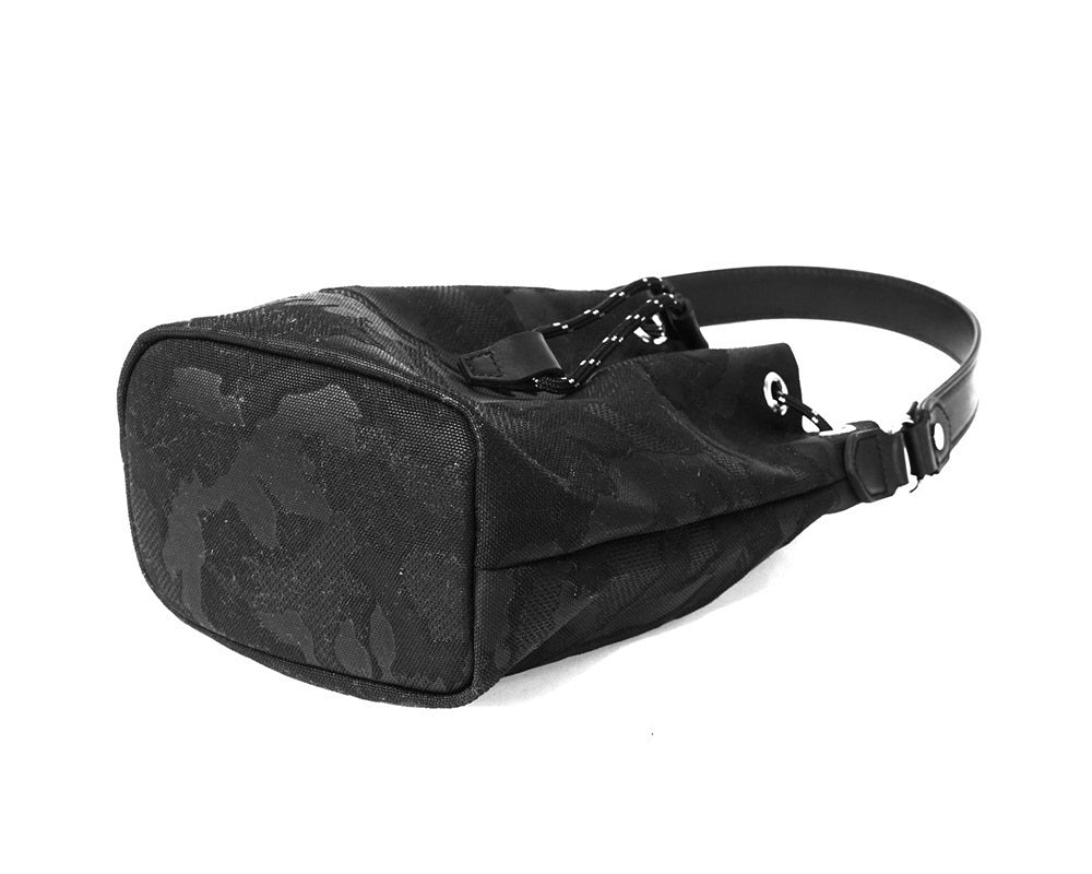 GENTIL BANDIT (LABEL NOIR) キャンバス巾着バッグ BLACK