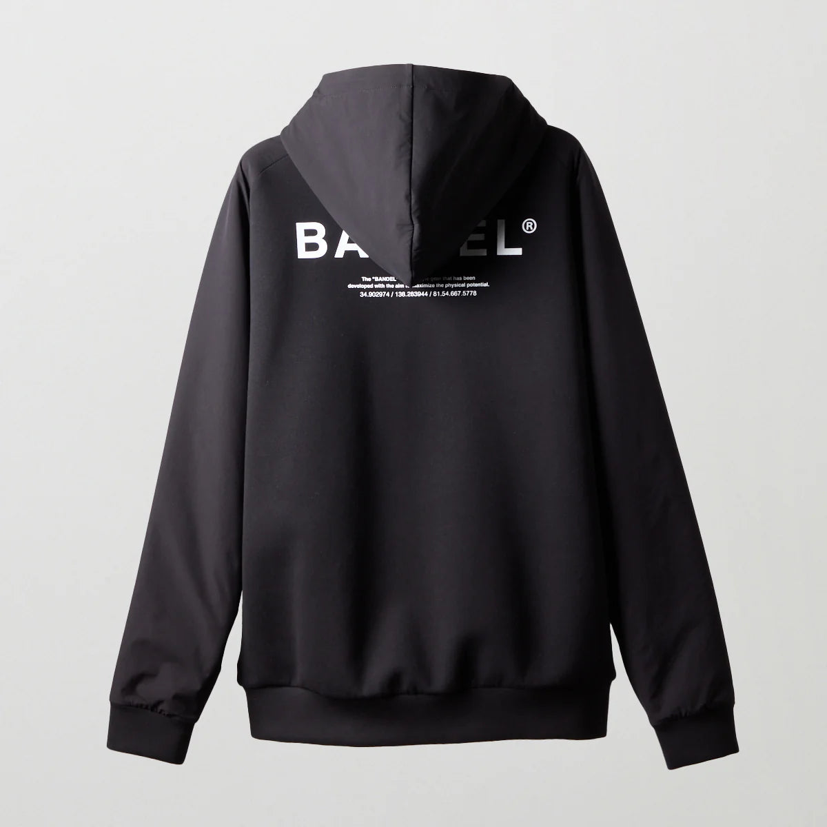 BANDEL GOLF スウィッチ ラグランスリーブ ジップフーディー BLACK