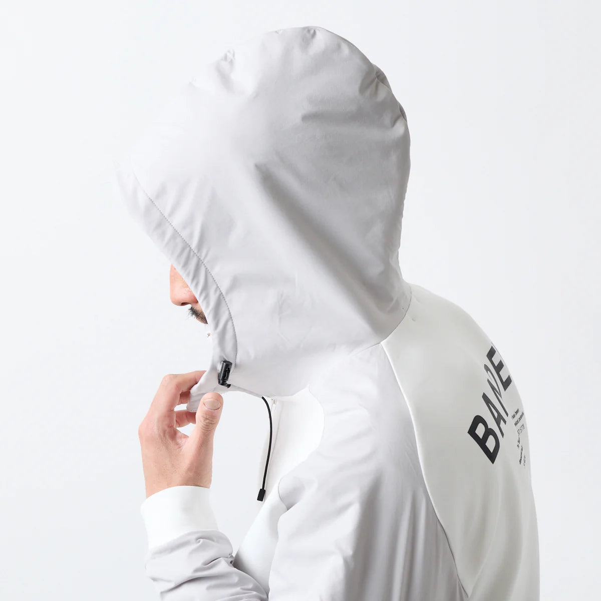 BANDEL GOLF スウィッチ ラグランスリーブ ジップフーディー WHITE