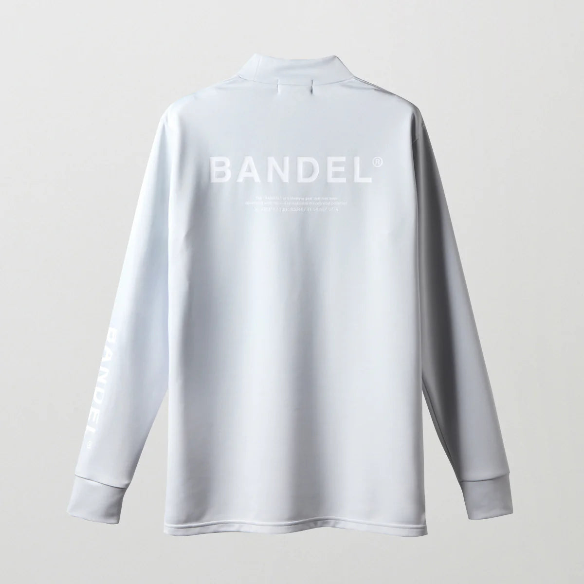 BANDEL GOLF バンデル ゴルフ チェストスウィッチ 長袖モックネック GREY