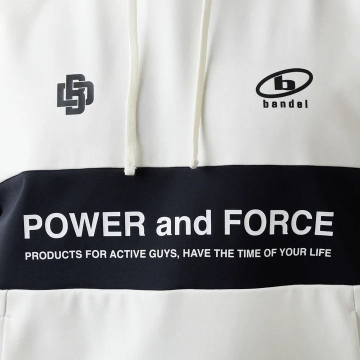 BANDEL GOLF フロントチェストパネル フーディー