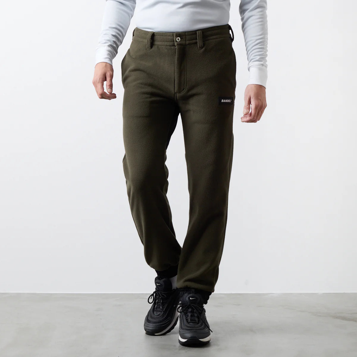 BANDEL GOLF フリースウォーム リブパンツ KHAKI