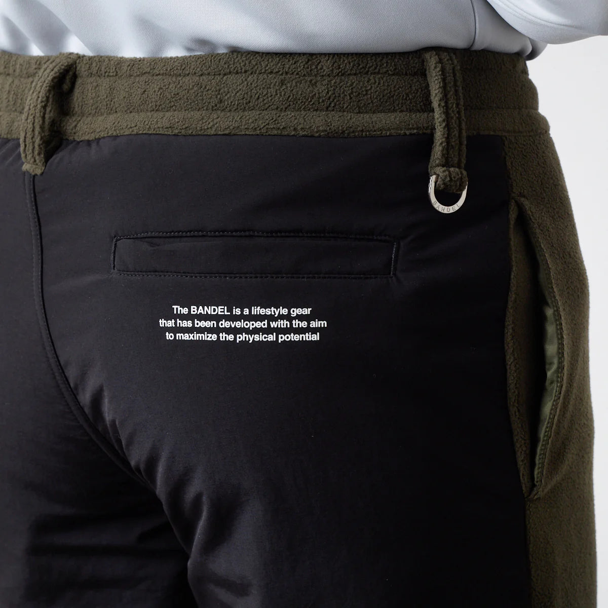 BANDEL GOLF フリースウォーム リブパンツ KHAKI