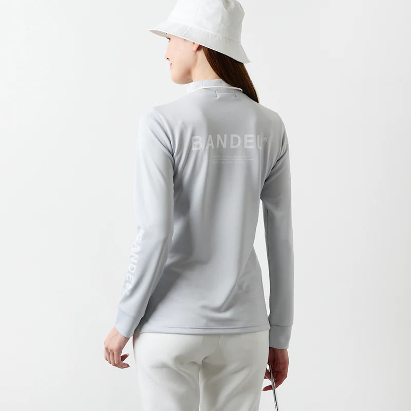 WOMENS チェストスウィッチ 長袖モックネック GREY