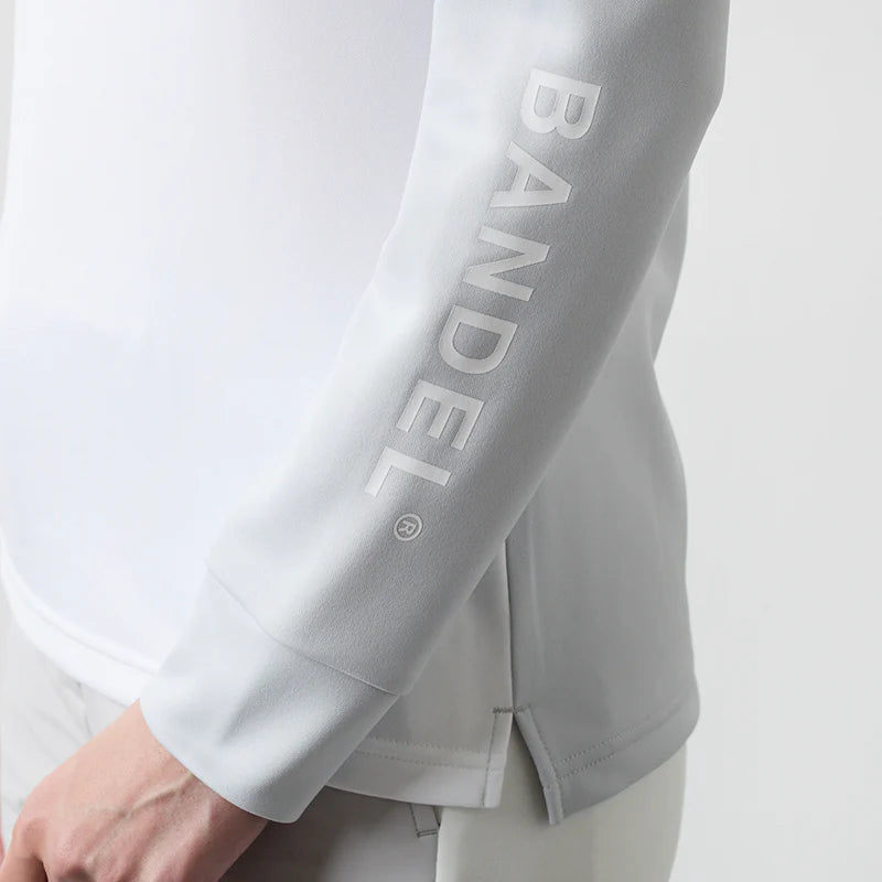 WOMENS チェストスウィッチ 長袖モックネック GREY