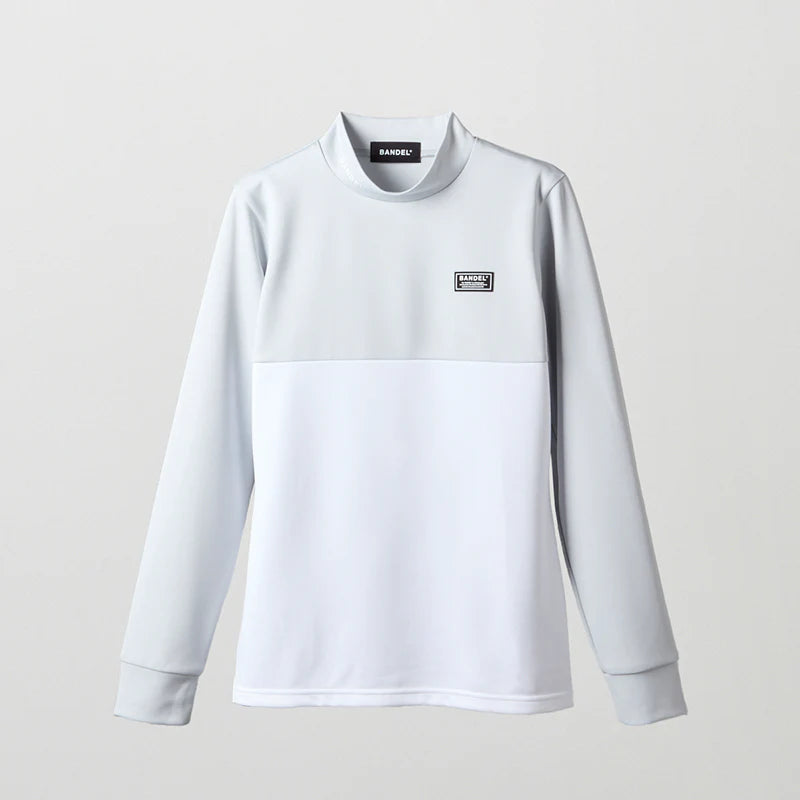 WOMENS チェストスウィッチ 長袖モックネック GREY