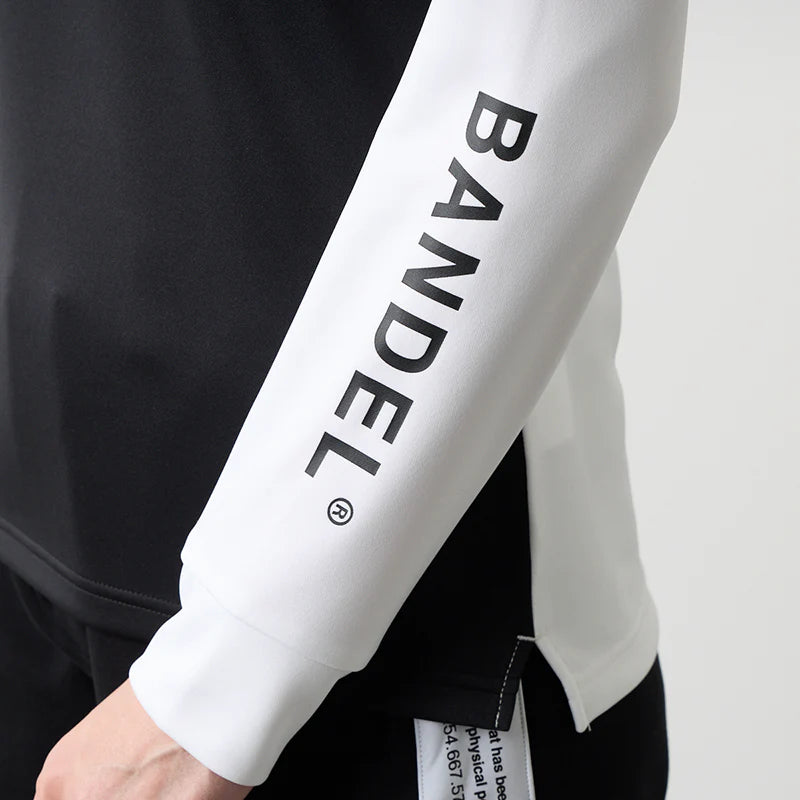 WOMENS チェストスウィッチ 長袖モックネック WHITE