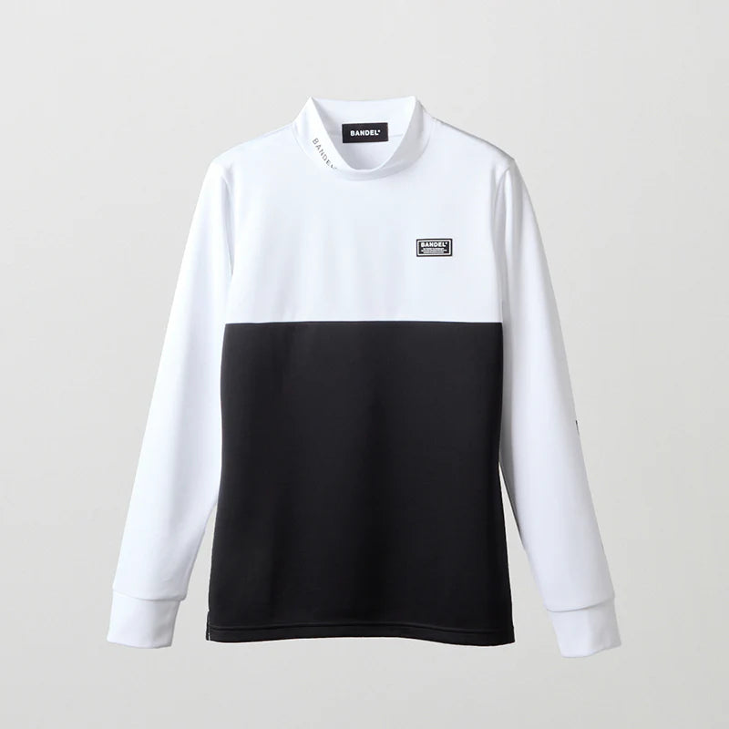 WOMENS チェストスウィッチ 長袖モックネック WHITE