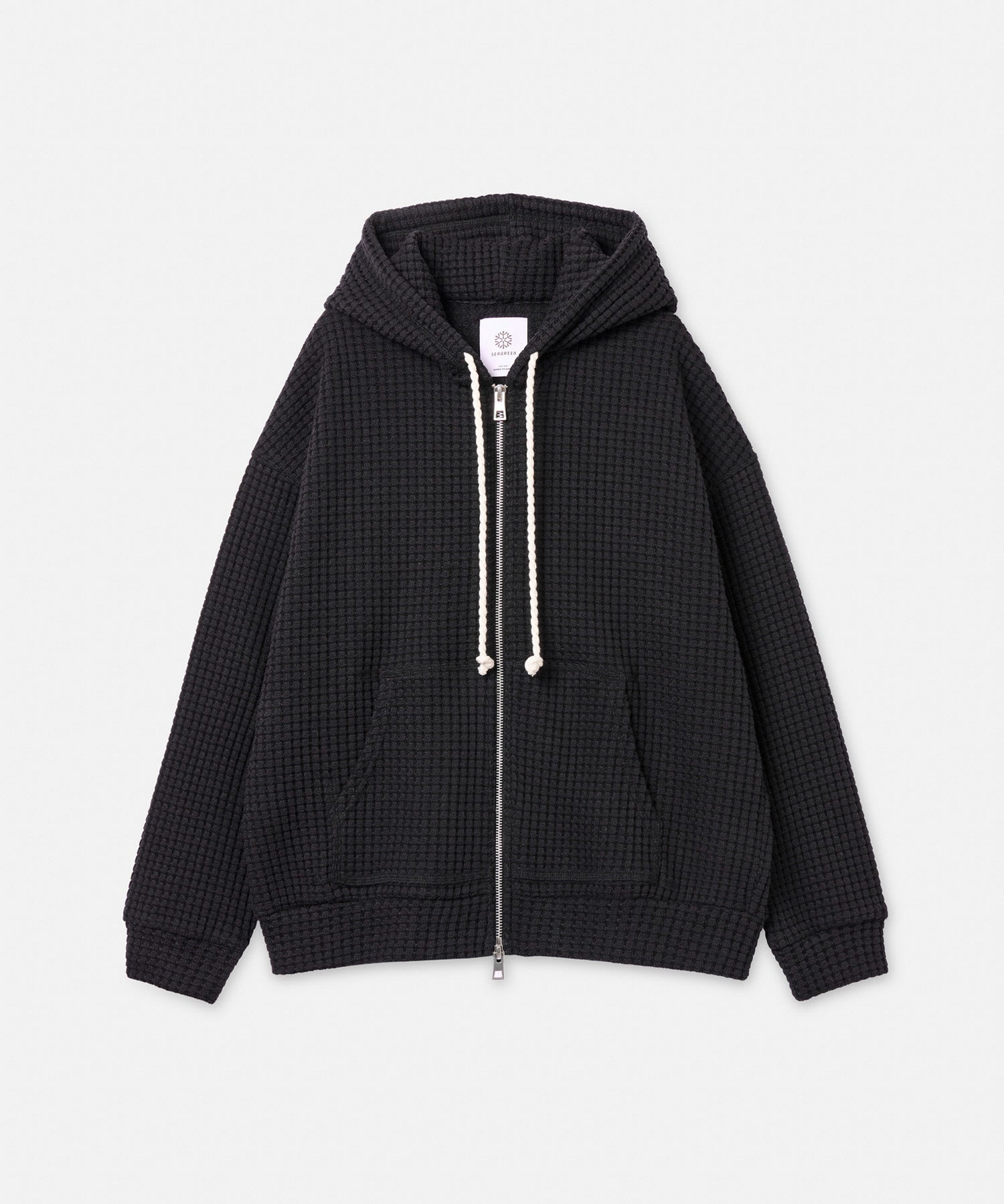 Seagreen シーグリーン BIG WAFFLE HOODIE LCKZ0006065538 BLACK