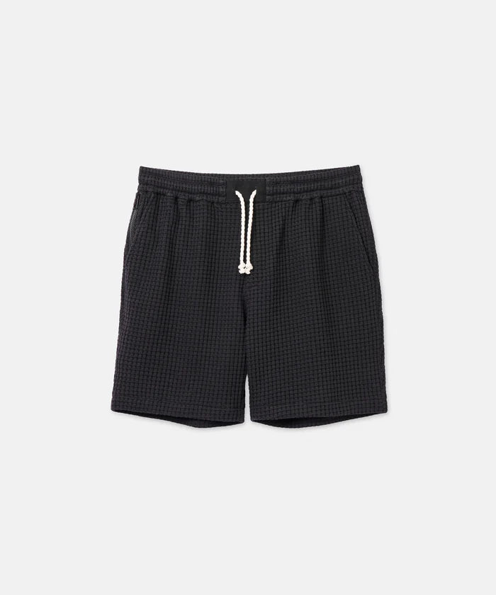 SEAGREEN BIG WAFFLE SHORTS