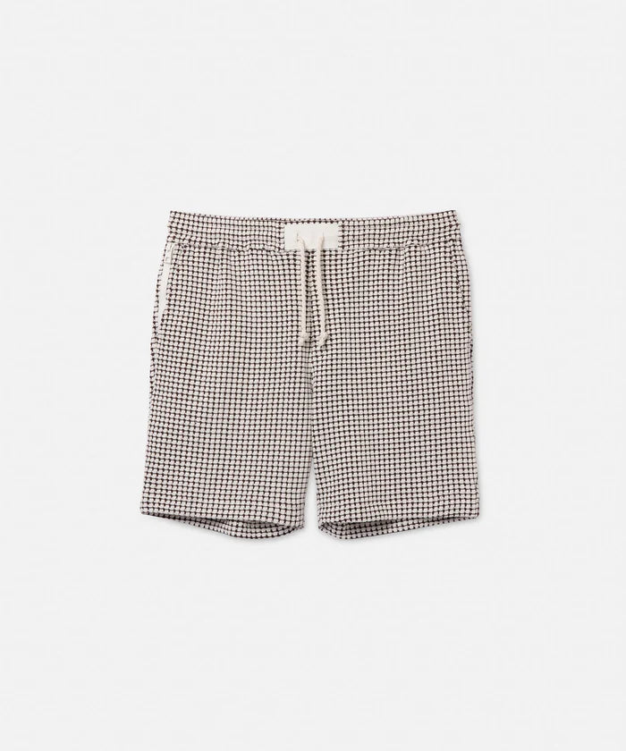 SEAGREEN BIG WAFFLE SHORTS