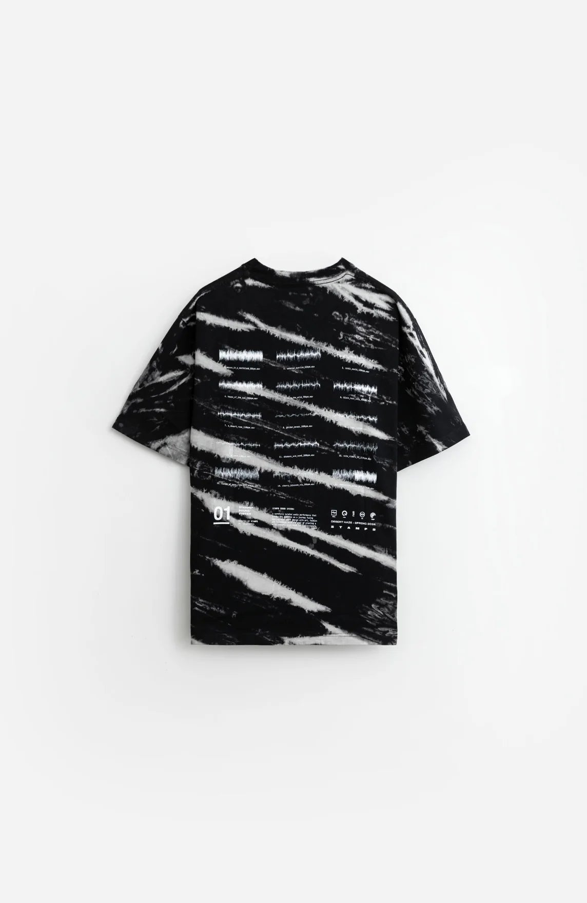 Stampd Sound System Tie Dye Relaxed Tee SLA-M3376TE Tシャツ / ZEBRA TIE DYE